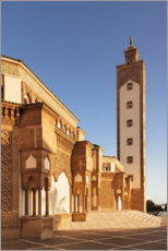 Poster Hassan II Moschee in Agadir, Marokko