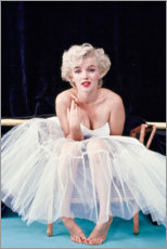 Tableau sur toile  Marilyn Monroe en robe de ballet - Celebrity Collection