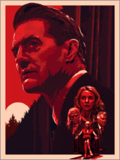Wandbild  Twin Peaks - The Usher designs