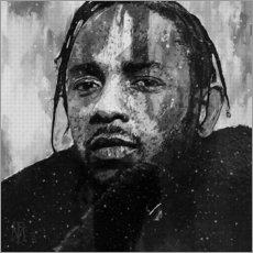 Stampa su tela  Kendrick Lamar - Michael Tarassow