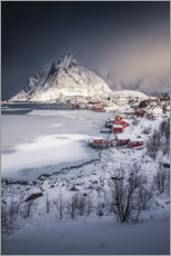 Wandbild  Fischerdorf in den Lofoten - Dennis Fischer