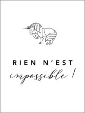 Poster Niente è impossibile!(Francese)