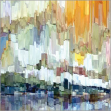 Wandbild  Kletscherbucht II - James Burghardt