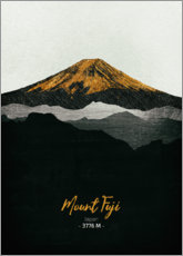 Póster Monte Fuji