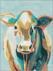 Poster Vache colorée II