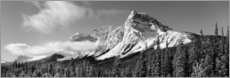 Lærredsbillede  Rocky Mountains at Alberta, Canada