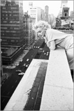 Aluminium print  Marilyn Monroe in New York II - Celebrity Collection
