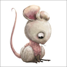 Póster Pequeño ratón a la moda