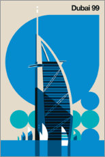 Wall print  Dubai 99 - Bo Lundberg