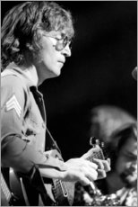 Stampa su tela  John Lennon, concerto di beneficenza a New York