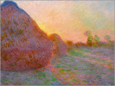 Poster  Meules - Claude Monet
