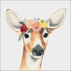 Poster Couronne de fleurs I