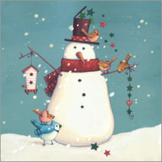 Poster Bonhomme de neige I