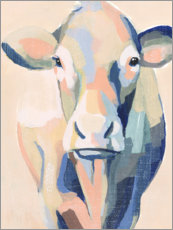 Poster Beige Kuh II