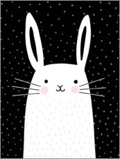 Poster Doux lapin