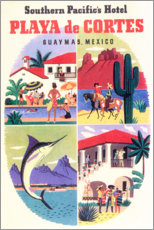 Poster Playa de Cortes