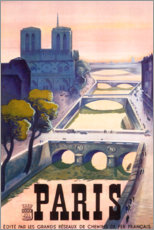 Póster Paris (francês)