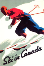 Poster Ski au Canada (anglais)