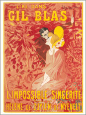 Tableau  Lire dans Gil Blas, l'impossible sincérité - Leonetto Cappiello
