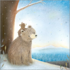Wall print  Mama bear - Dubravka Kolanovic