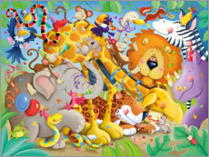 Acrylglasbild  Tierische Party - Gabi Murphy
