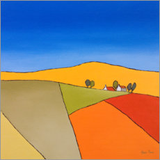 Poster Autumn fields I