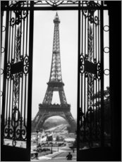 Canvas print  Eiffel Tower, ca 1920