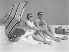 Poster Couple on the beach