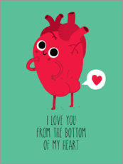 Wall print  From The Bottom Of My Heart - Michael Buxton