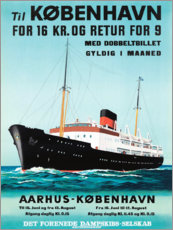Billede  Aarhus - København (DFDS, 1939) - Vintage Advertising Collection