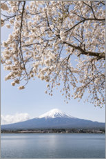 Plakat Mount Fuji at Lake Kawaguchiko