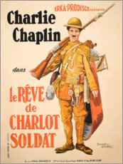 Poster  Charlot Soldat - Vintage Entertainment Collection