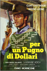 Poster Für eine Handvoll Dollar (italienisch)