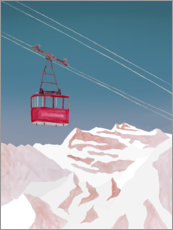 Poster Drahtseilbahn - Mantika Studio