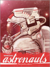 Poster Cola astronaute (anglais)