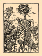 Plakat  Blomsten, der engang har blomstret for evigt, dør - Edmund Joseph Sullivan