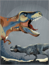 Wall print  Tyrannosaurus Rex - Dieter Braun