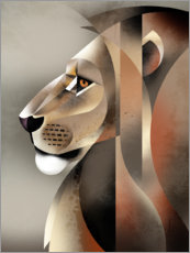 Akrylbillede Løve - Dieter Braun