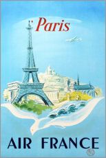 Plakat Paris, Air France