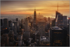 Wall print  Manhattan&#039;s light - Jorge Ruiz Dueso