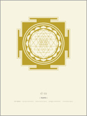 Poster  Mandala Sri Yantra - Thoth Adan