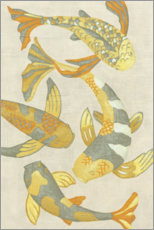 Poster  Carpes koï dorées II - Chariklia Zarris