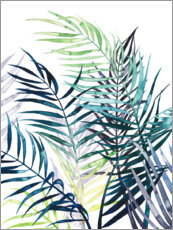 Poster Palmenschatten I
