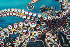Póster Pulpo salvaje I