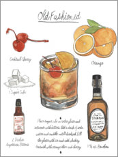Poster Classic Cocktail - Old Fashioned