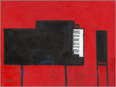 Stampa su tela  Il piano - Samuel Dixon