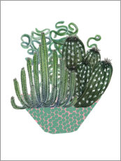 Wall print  Cactus Arrangement II - Melissa Wang