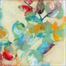 Wandbild  Verschmelzende Blätter II - Jennifer Goldberger