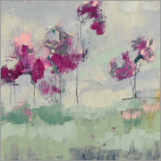 Obra artística  Flor fucsia I - Jennifer Goldberger