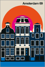 Canvas-taulu  Amsterdam 69 - Bo Lundberg